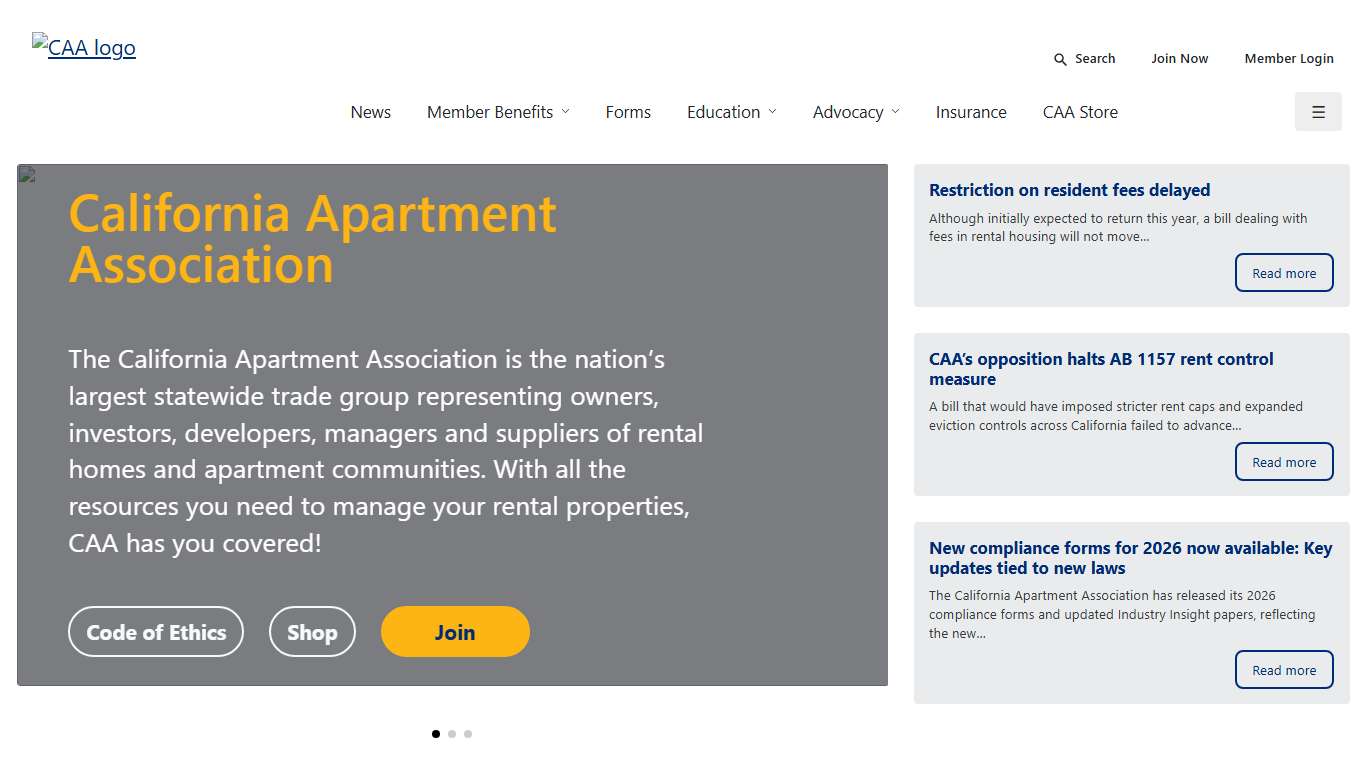 The California Apartment Association